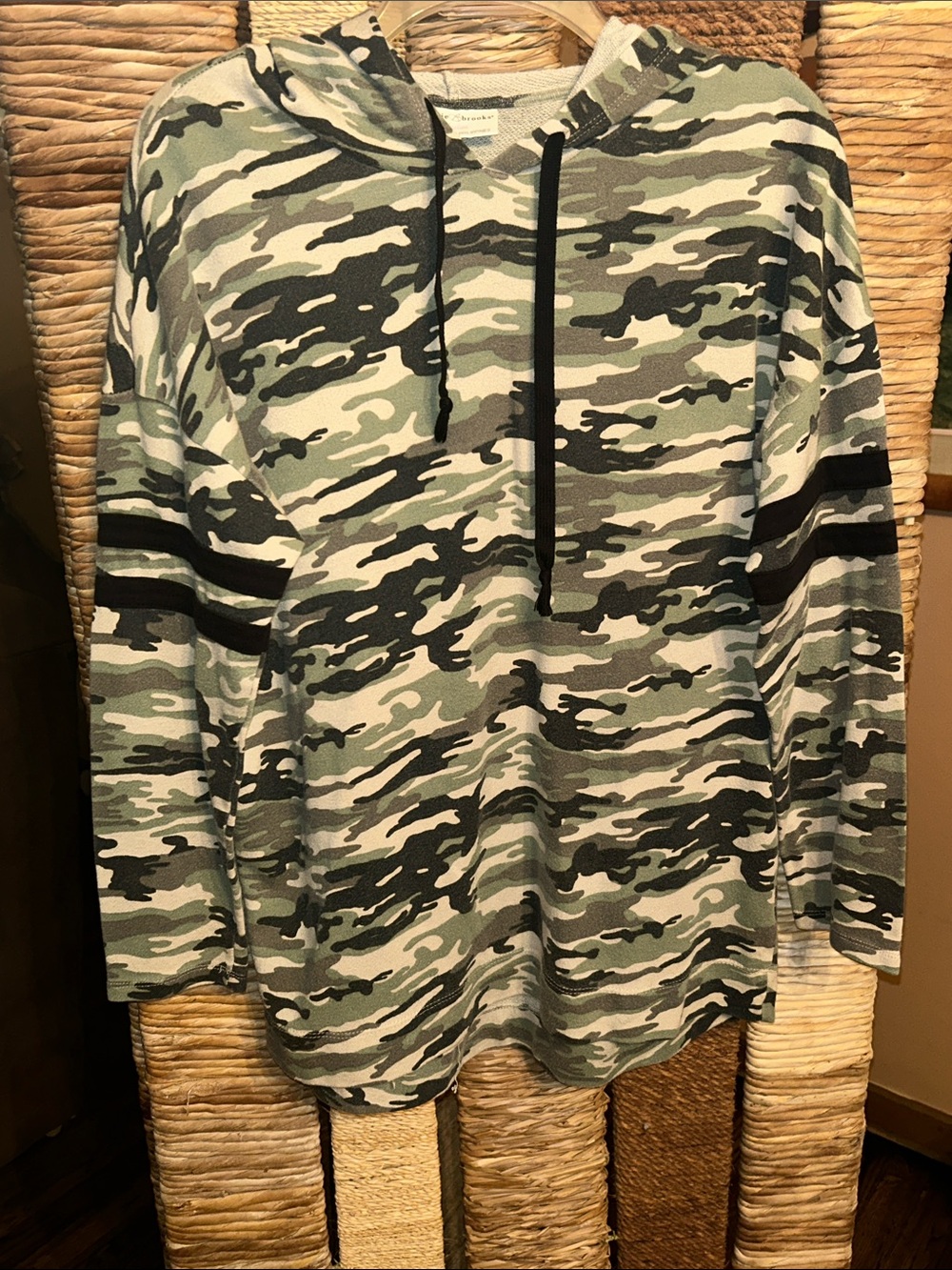 Camo Hooded Sweatshirt